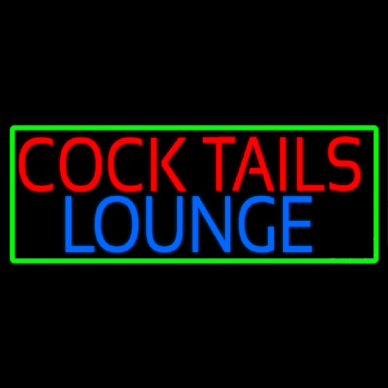 Cocktail Lounge Neon Skilt