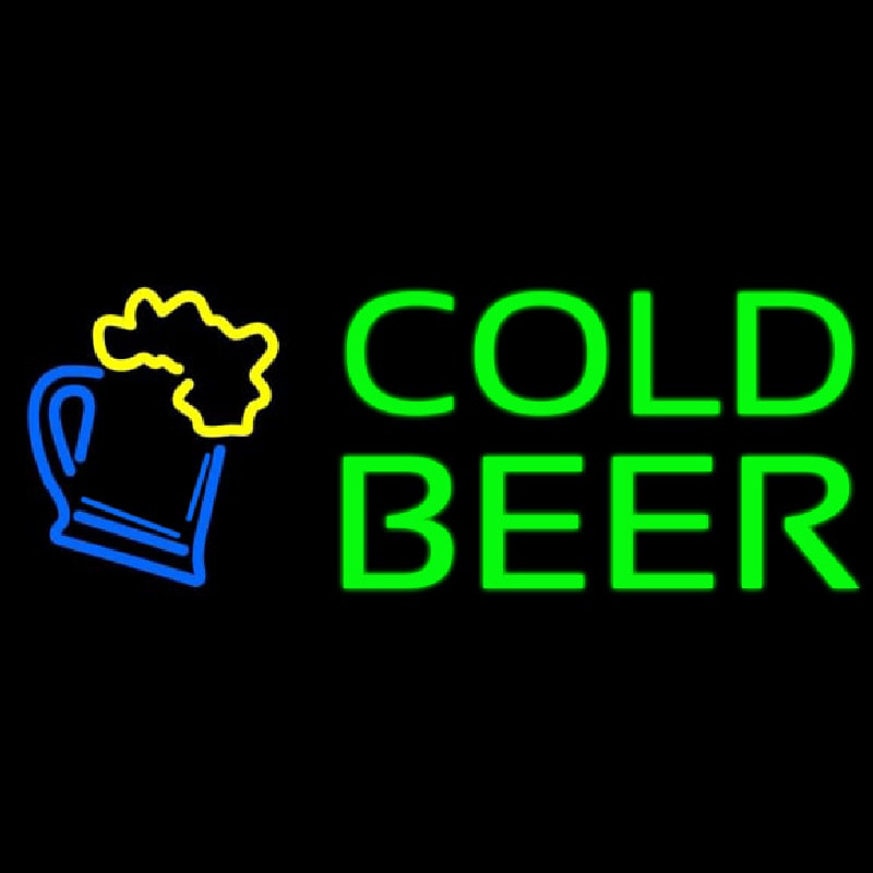 Cold Beer Neon Skilt