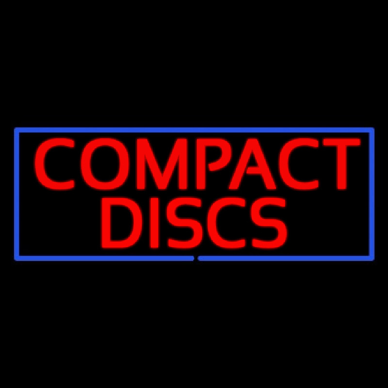 Compact Discs Neon Skilt