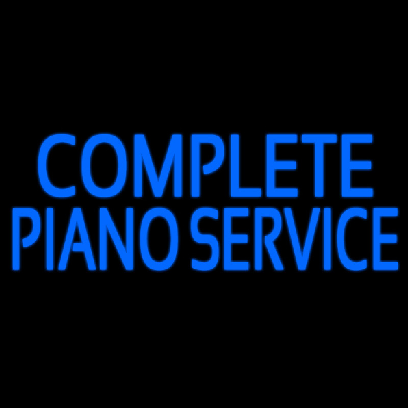 Complete Piano Service 1 Neon Skilt
