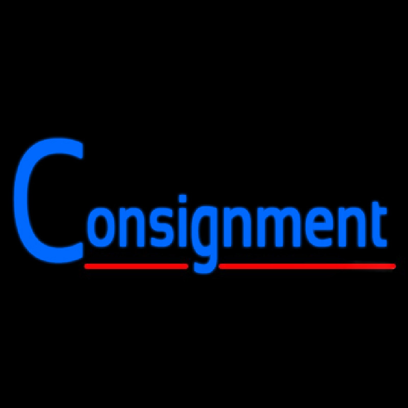 Consignment Neon Skilt