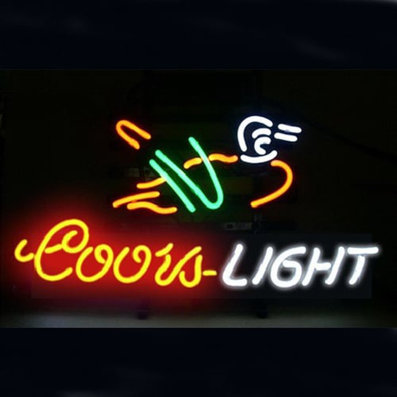 Coors Duck Øl Bar Åben Neon Skilt