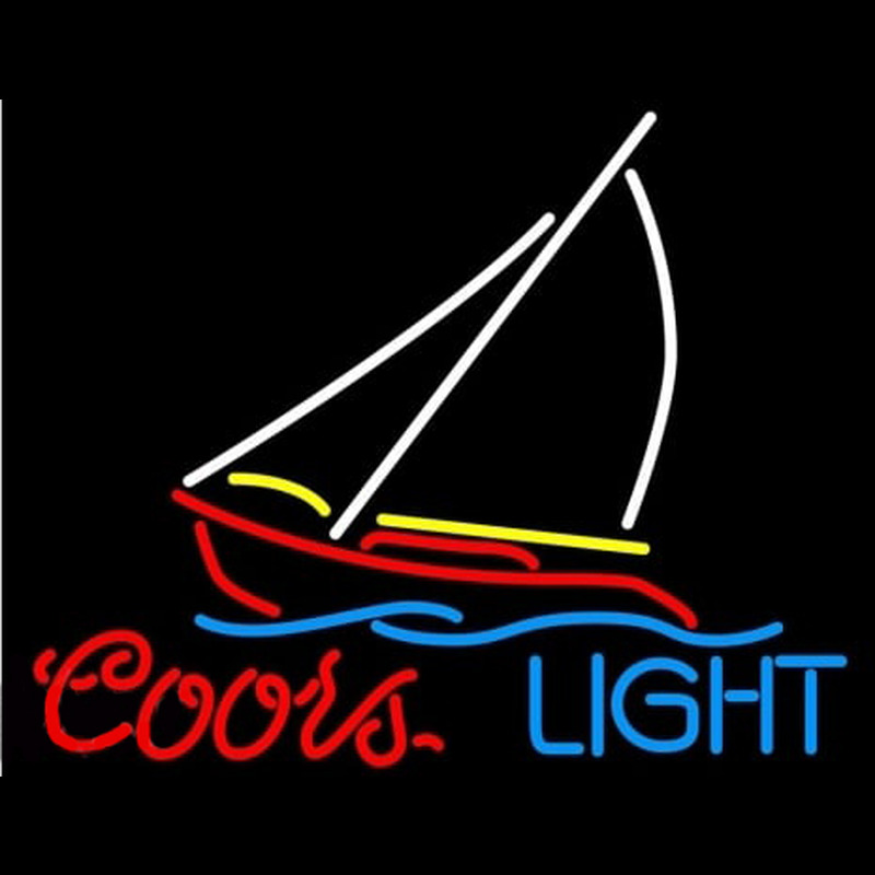 Coors Light Sailboat Neon Skilt