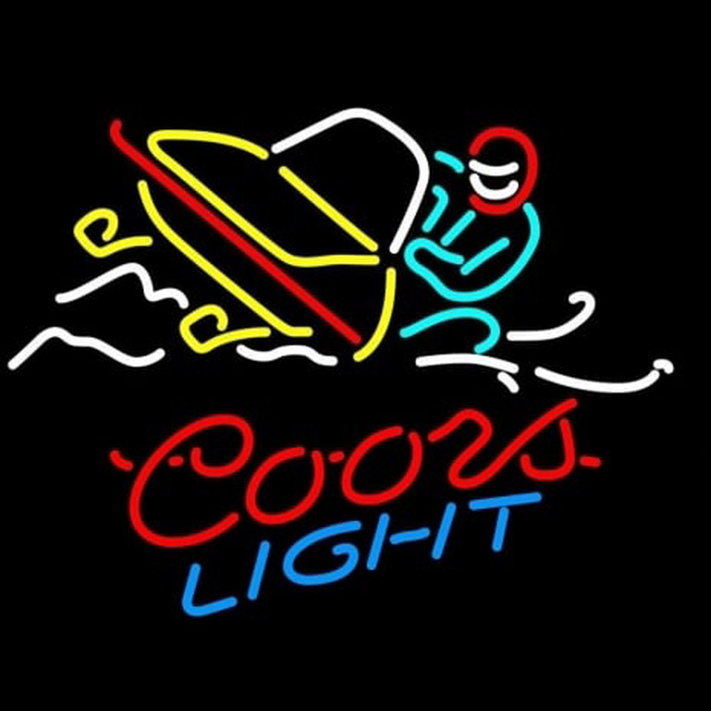 Coors Light Snowmobile Neon Skilt