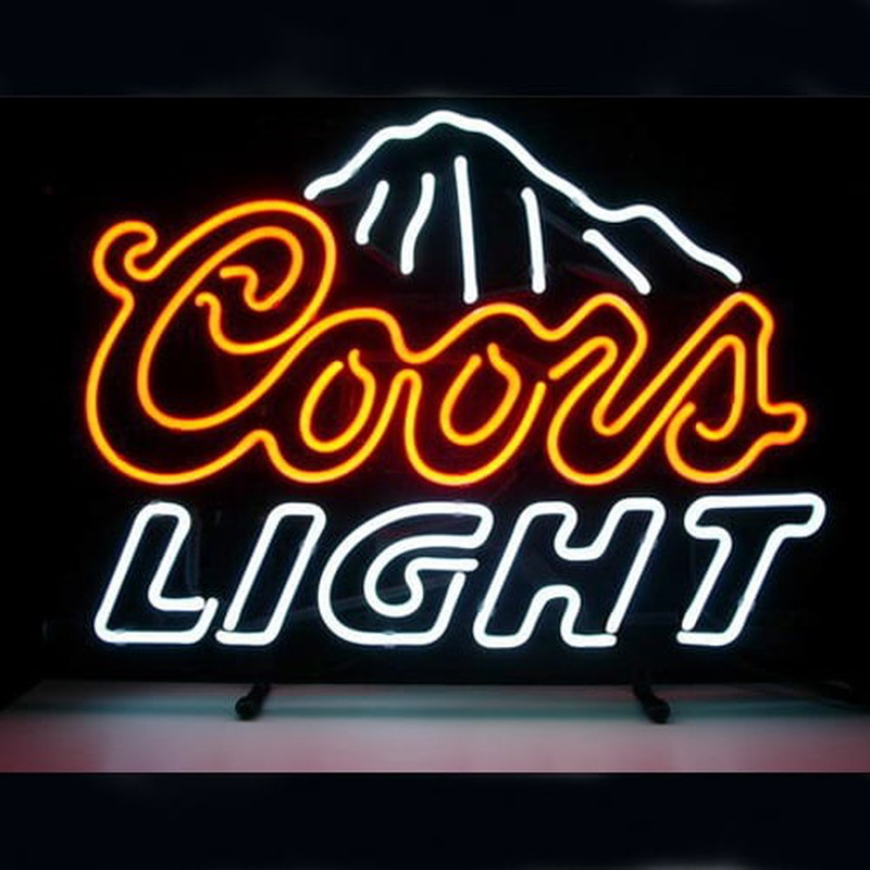 Coors Øl Bar Åben Neon Skilt