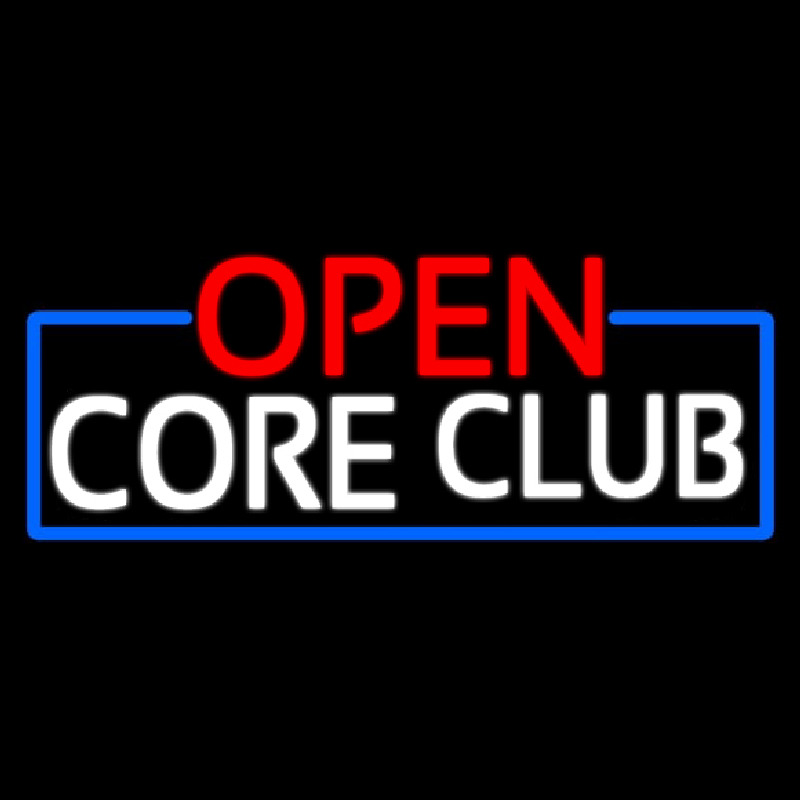 Core Club Neon Skilt