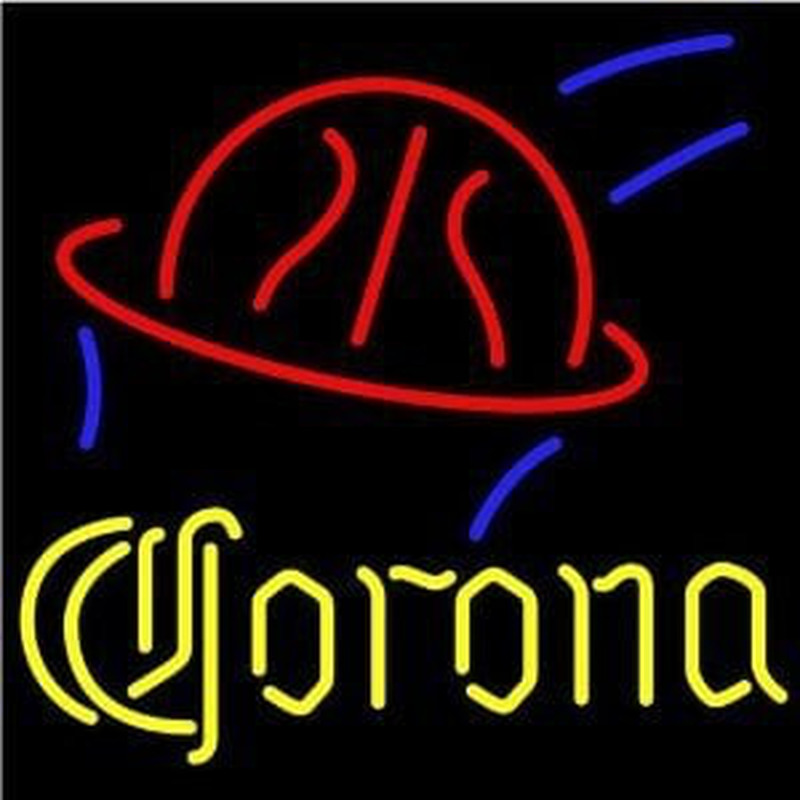 Corona Basketball Beer Bar Pub Neon Skilt