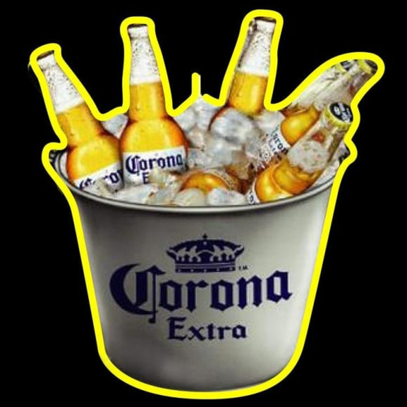 Corona E tra On Ice Beer Sign Neon Skilt