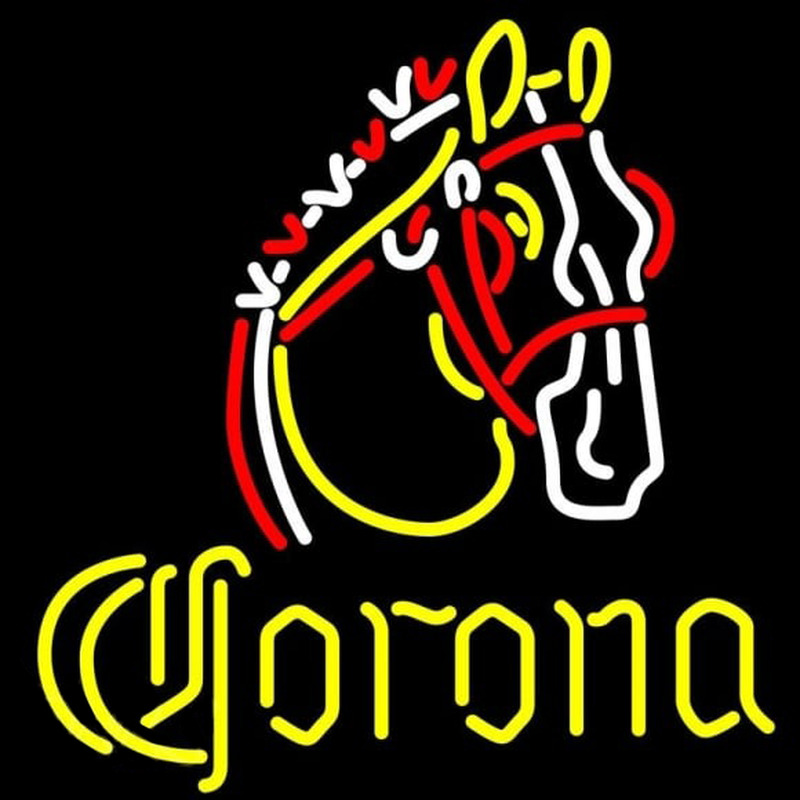 Corona Horse Beer Sign Neon Skilt