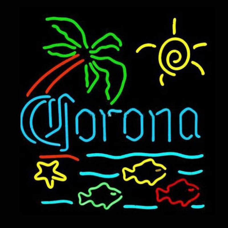 Corona Øl Bar Åben Neon Skilt