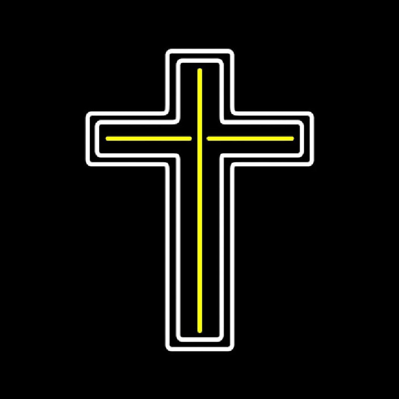 Cross Neon Skilt