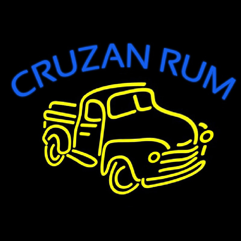 Cruzab Rum Bar Neon Skilt