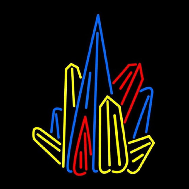 Crystal Prism Neon Skilt