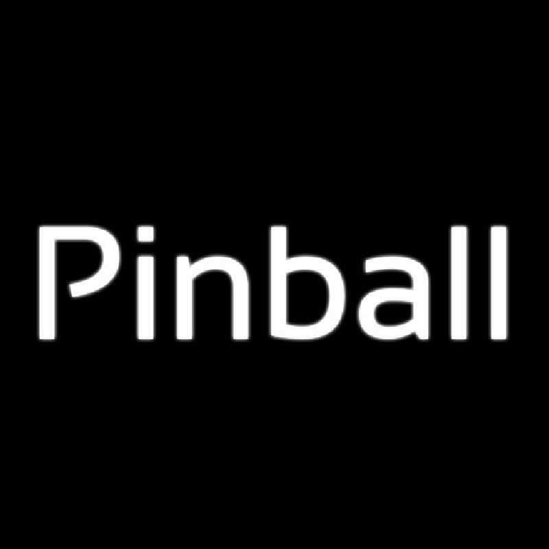 Cursive Letter Pinball 1 Neon Skilt