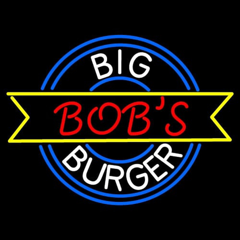 Custom Big Bobs Burger  Neon Skilt