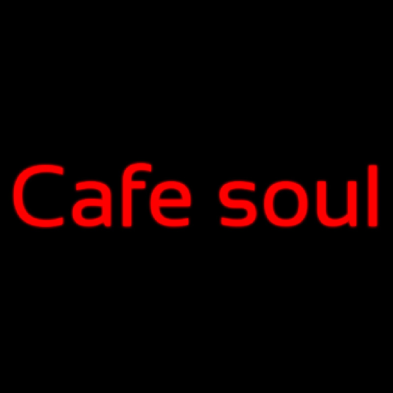 Custom Cafe Soul 2 Neon Skilt