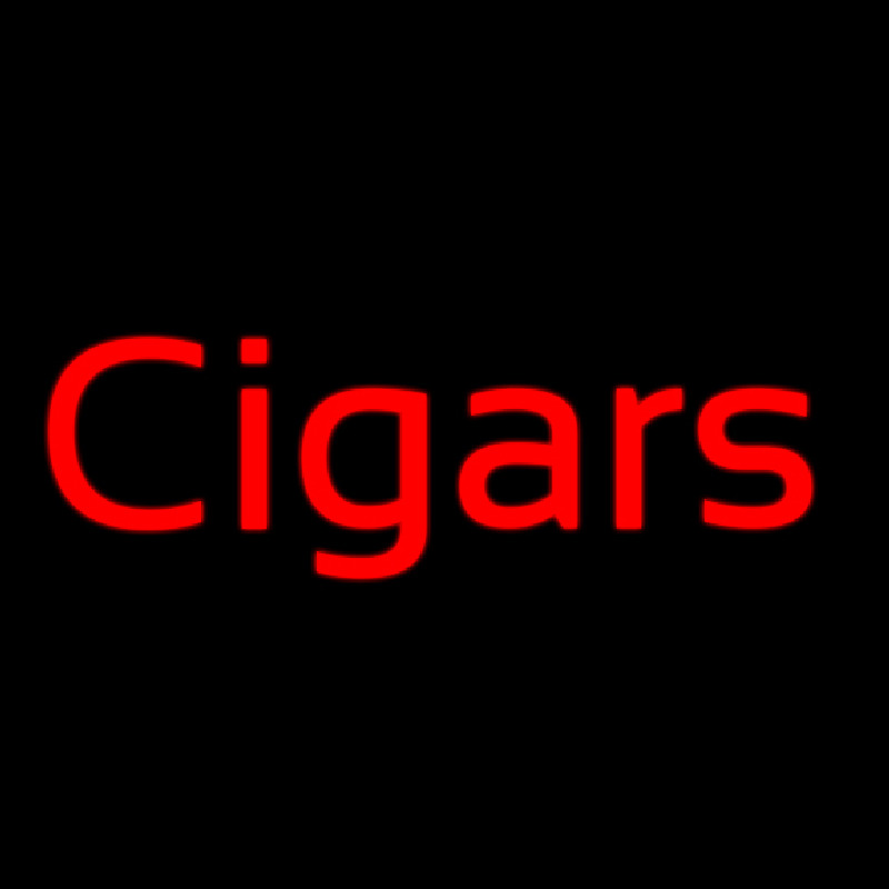 Custom Cigars 2 Neon Skilt