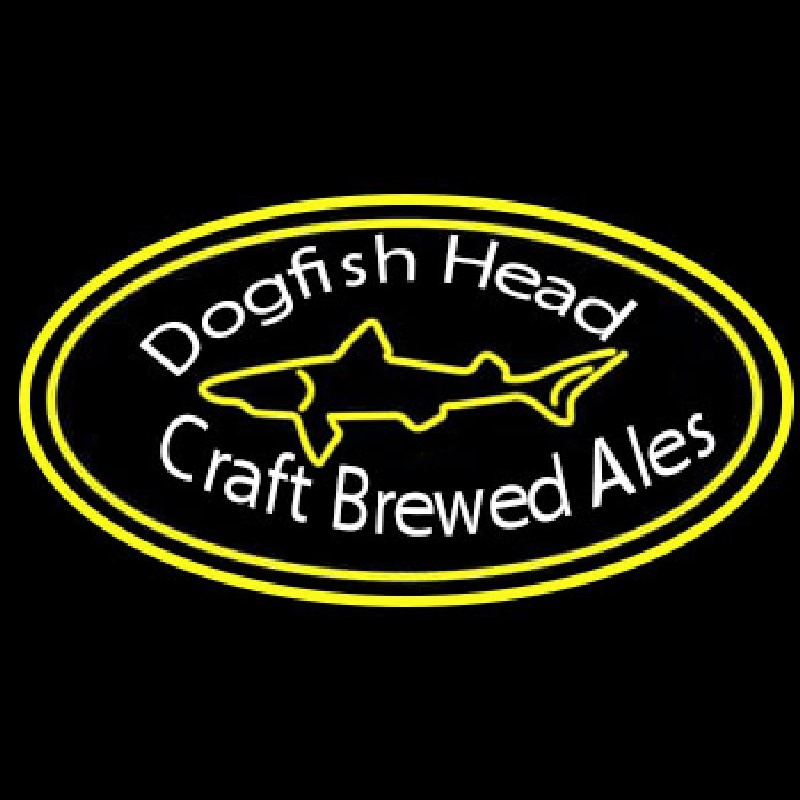 Custom Dogfish Head Beer Neon Skilt