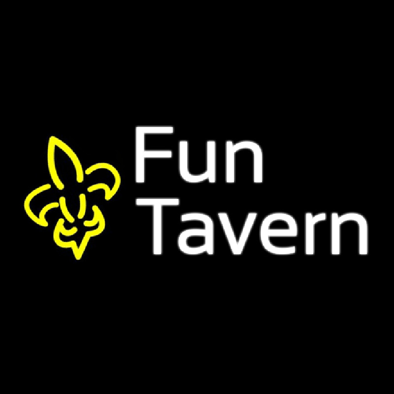 Custom Fun Tavern Logo 1 Neon Skilt
