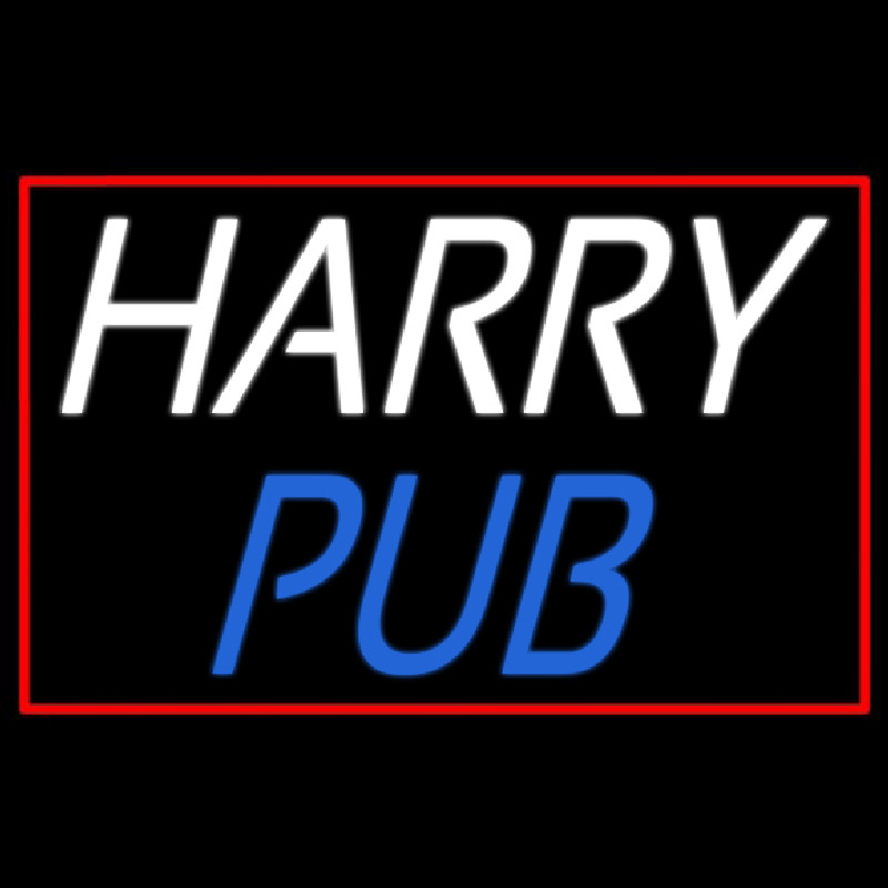 Custom Harry Pub 1 Neon Skilt