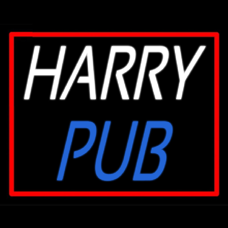 Custom Harry Pub 2 Neon Skilt