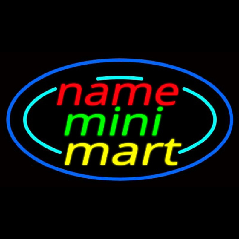 Custom Mini Mart Neon Skilt