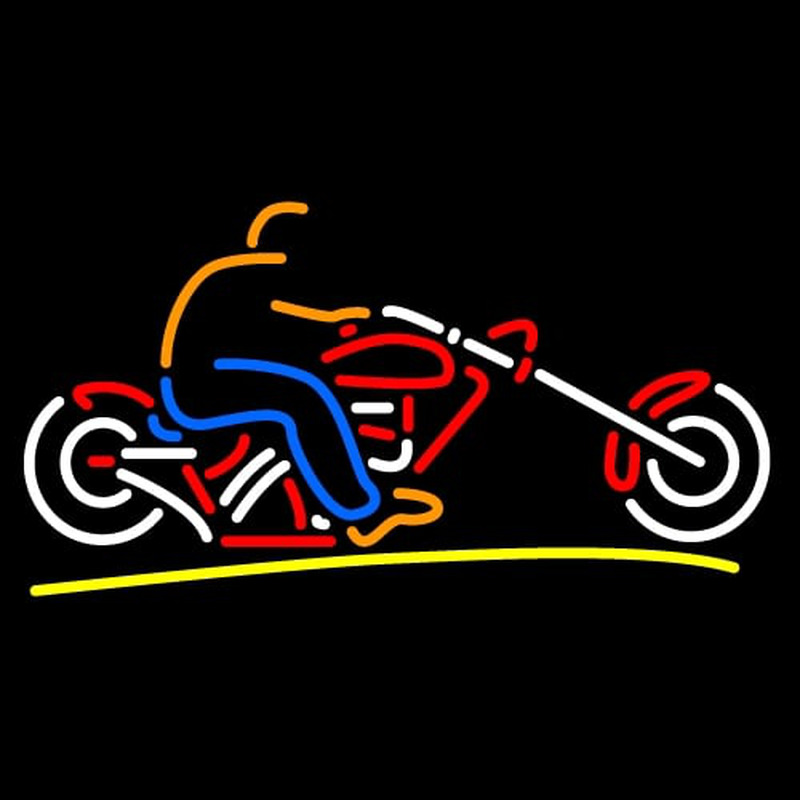 Custom Motorcycle Neon Skilt