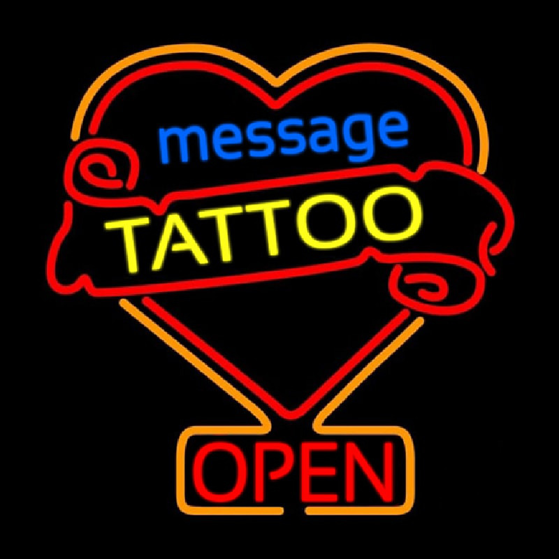 Custom Tattoo Neon Skilt