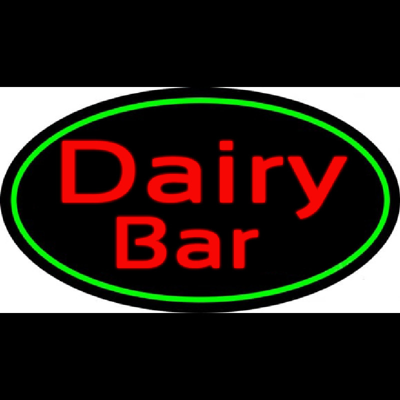 Dairy Bar Neon Skilt
