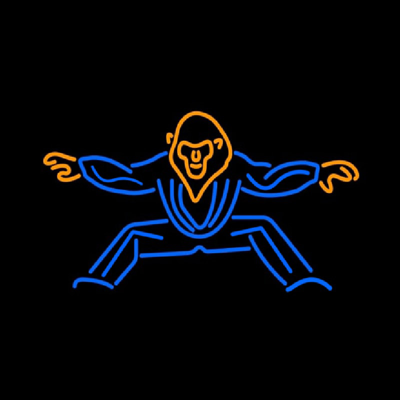 Dancing Guy Logo Neon Skilt