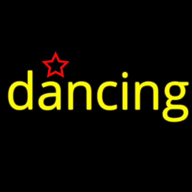 Dancing Star Neon Skilt