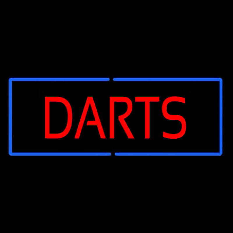 Darts Neon Skilt