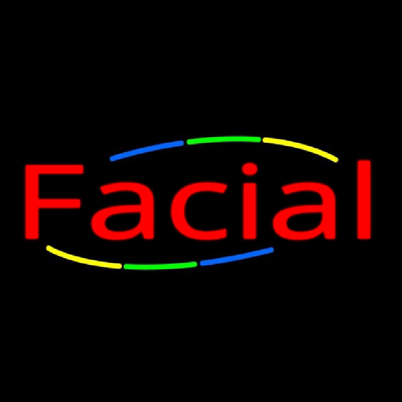 Deco Style Facial Neon Skilt