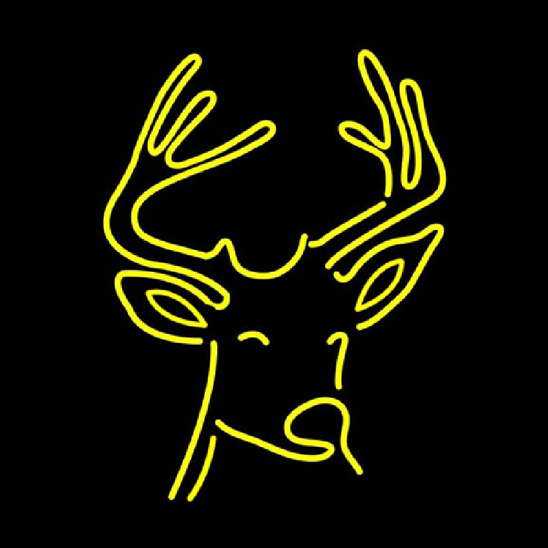 Deer Logo Neon Skilt