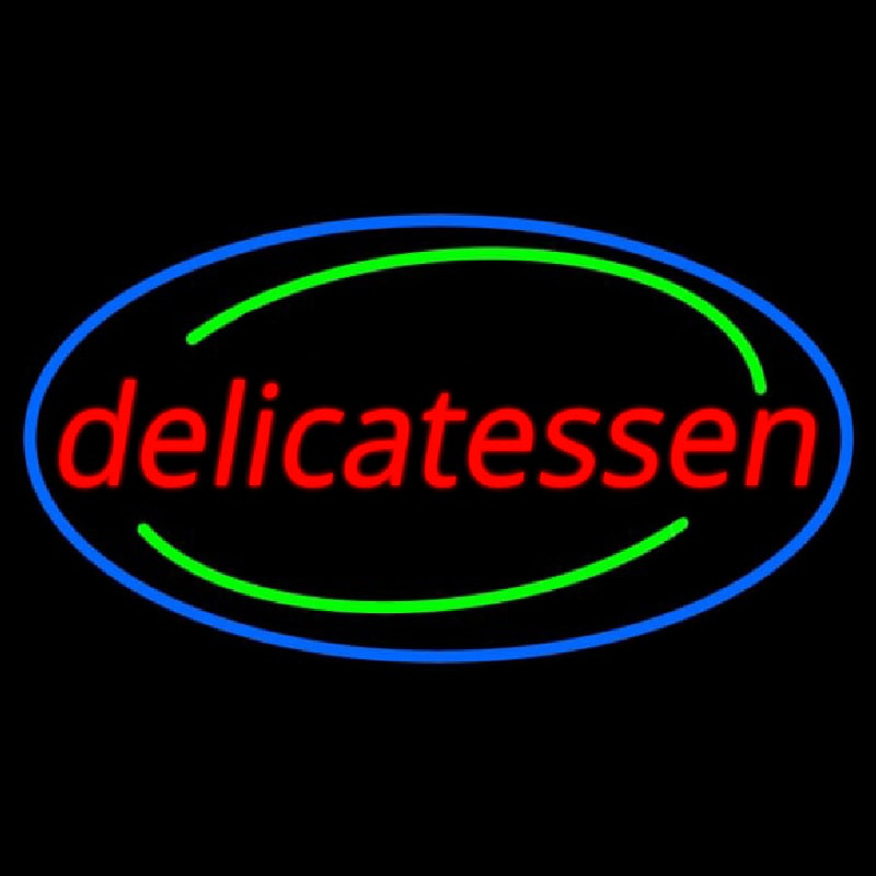 Delicatessen Neon Skilt