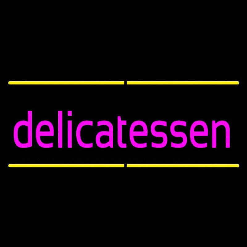 Delicatessen Neon Skilt