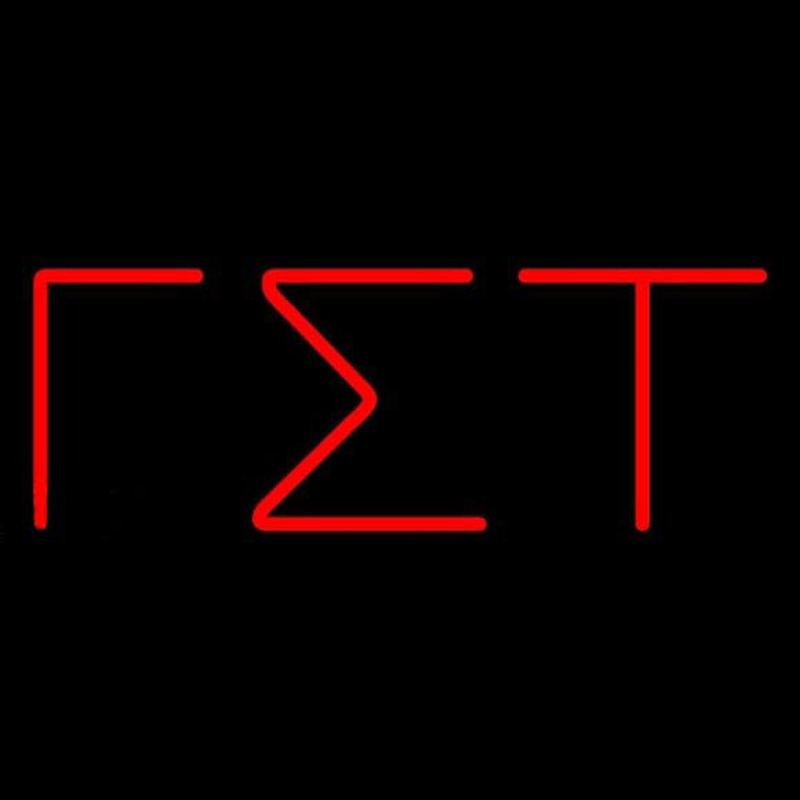 Delphic Fraternity Neon Skilt