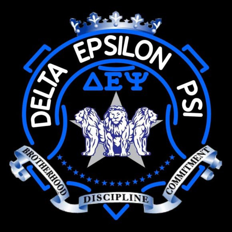 Delta Epsilon Psi Logo Neon Skilt