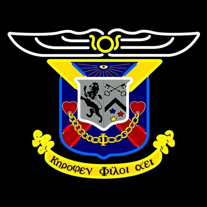 Delta Kappa Epsilon Chapters Logo Neon Skilt