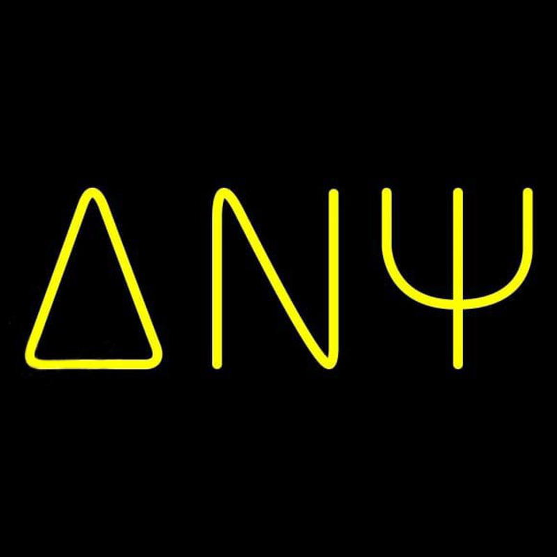 Delta Nu Psi Neon Skilt