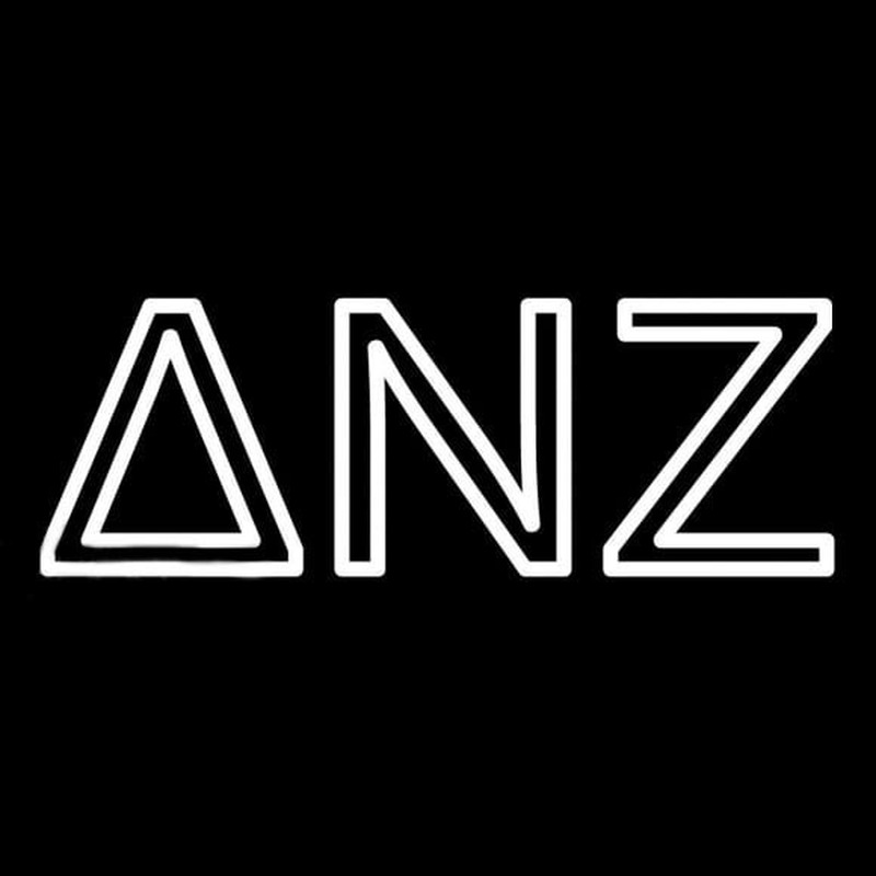 Delta Nu Zeta Neon Skilt