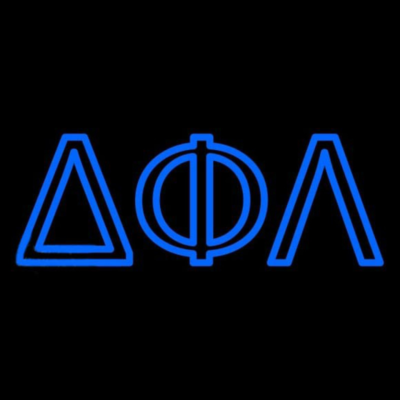 Delta Phi Lambda Neon Skilt