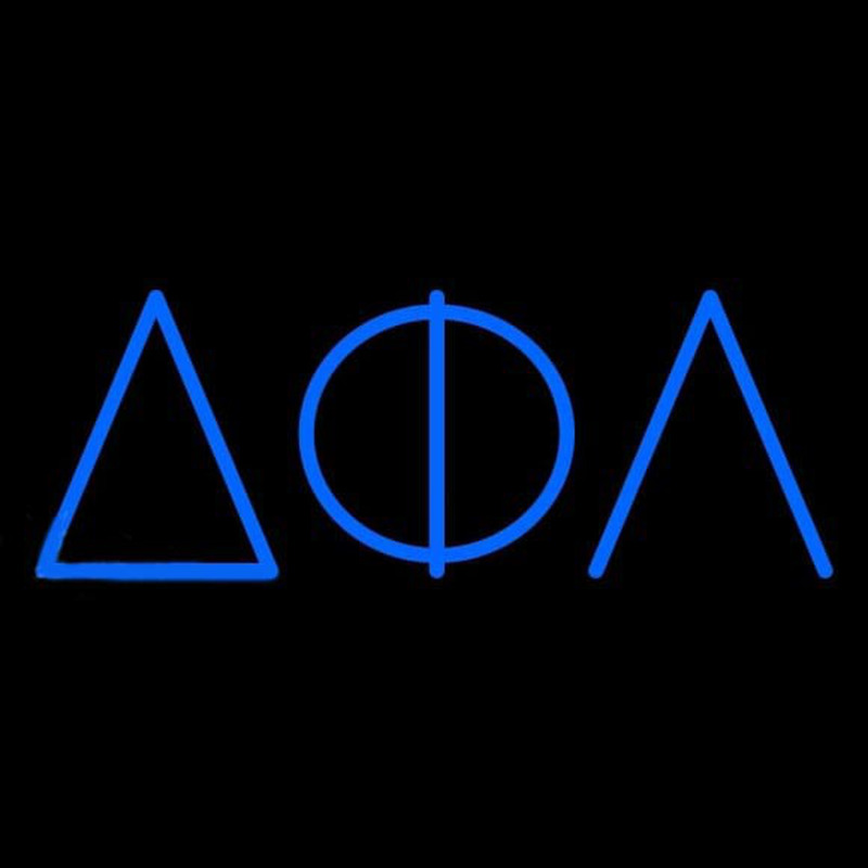 Delta Phi Lambda Neon Skilt