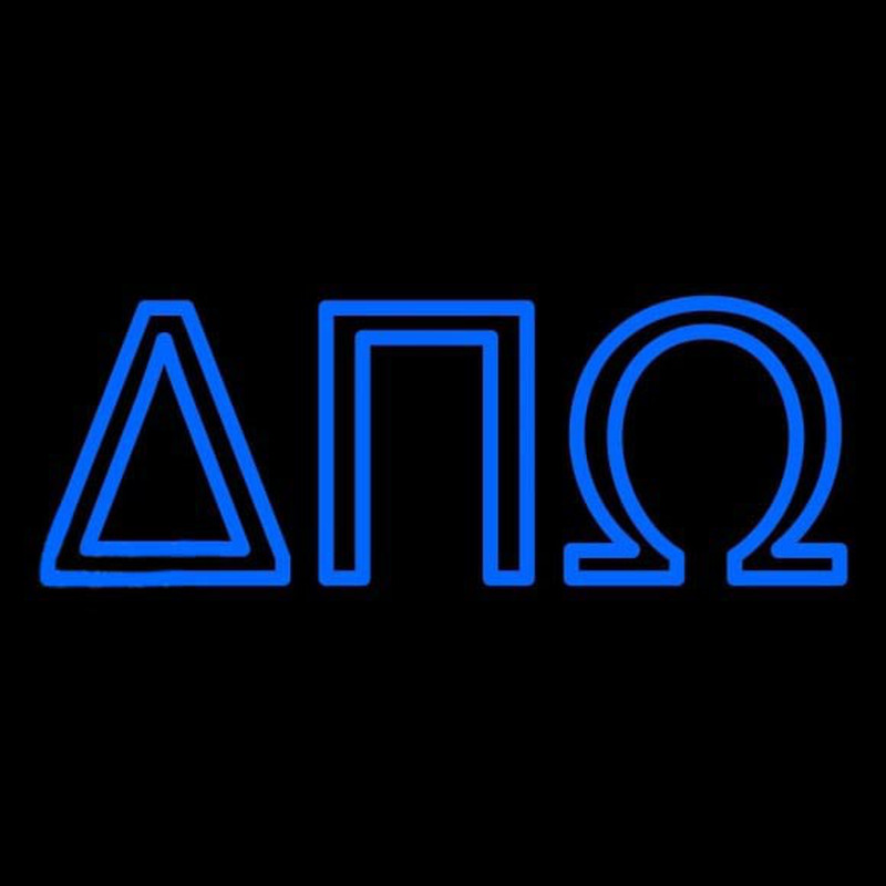 Delta Pi Omega Neon Skilt