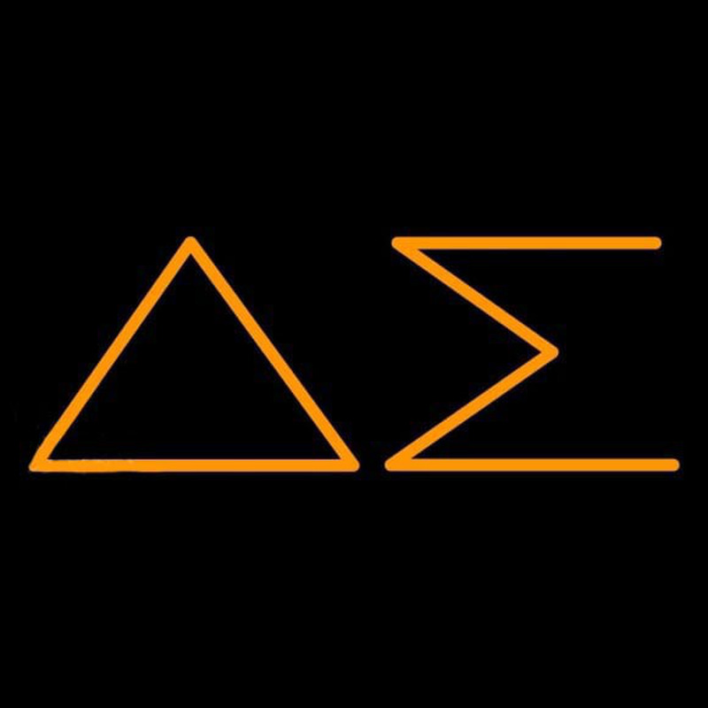 Delta Sigma Sorority Neon Skilt