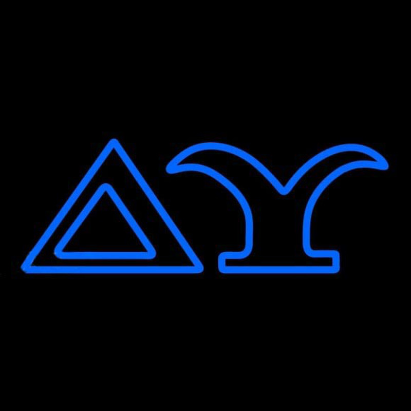 Delta Upsilon Neon Skilt