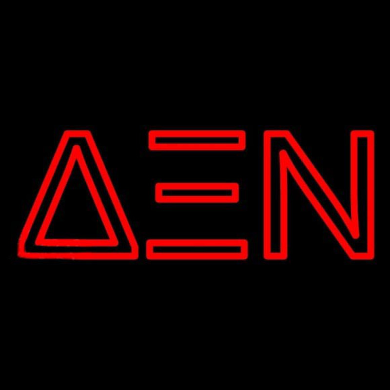 Delta Xi Nu Neon Skilt