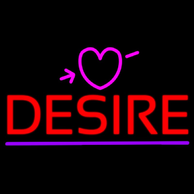 Desire Neon Skilt