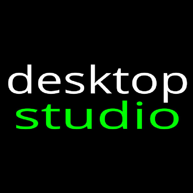 Desktop Studio Neon Skilt