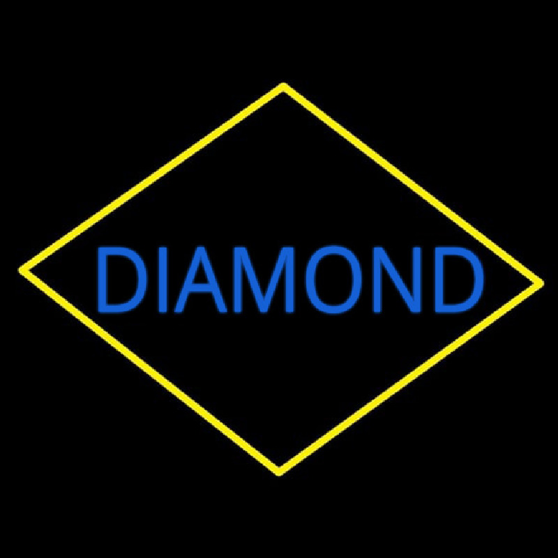 Diamond Block Neon Skilt